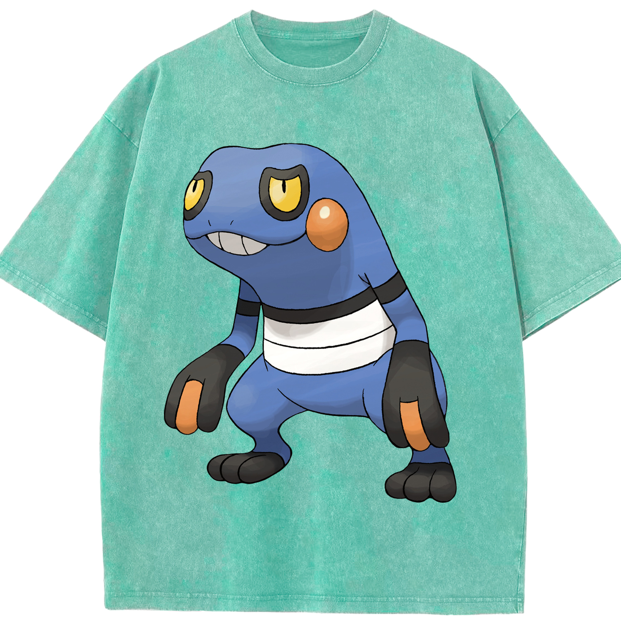 （画像用） ポケットモンスター Pokémon 綿100% ヴィンテージ風 半袖Tシャツ（フロントプリント）